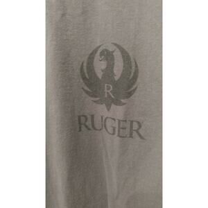 RUGER - RUGGED RELIABLE FIREARMS - M - Dark Gray T-SHIRT Med Medium